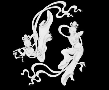 New Chinese Style Wall Decoration-ID:409205919
