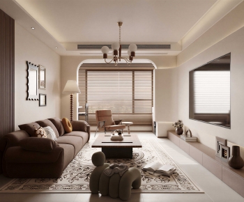 Modern A Living Room-ID:646526106