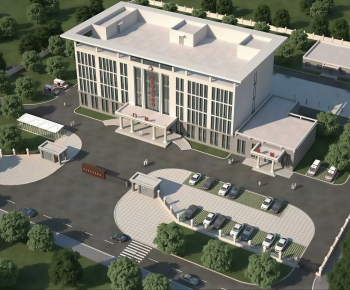Modern Appearance Of Commercial Building-ID:713804969