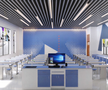 Modern School Classrooms-ID:132164004
