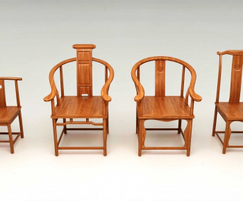 New Chinese Style Lounge Chair-ID:616405011