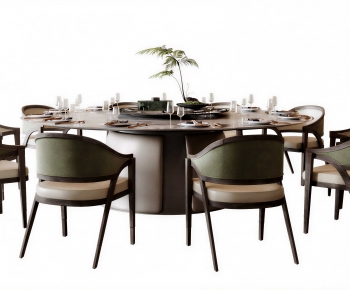 Modern Dining Table And Chairs-ID:236549478