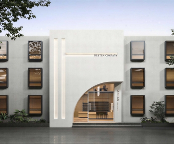 Modern Facade Element-ID:287046916