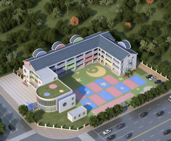 Modern Architectural Bird's-eye View Planning-ID:939265019