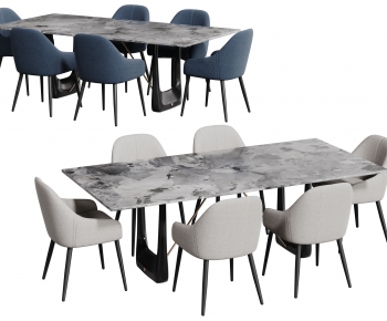Modern Dining Table And Chairs-ID:838234907