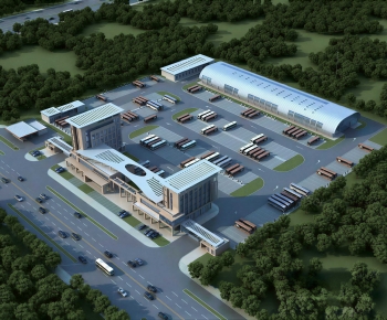 New Chinese Style Architectural Bird's-eye View Planning-ID:839217903