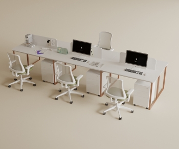 Modern Office Desk And Chair-ID:855042938