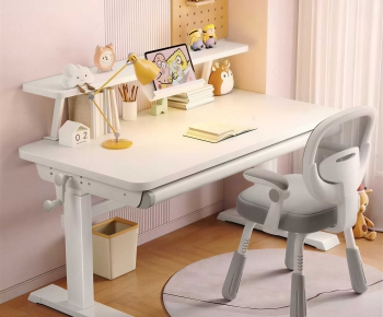 Modern Computer Desk And Chair-ID:197434903