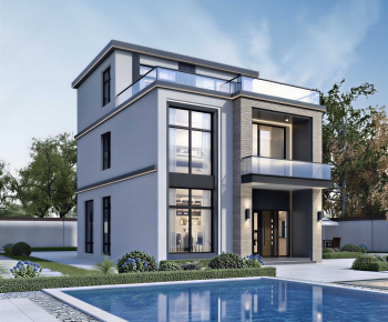 New Chinese Style Detached Villa-ID:450699092