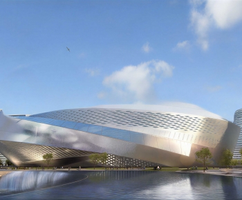 Modern Building Appearance-ID:460895063