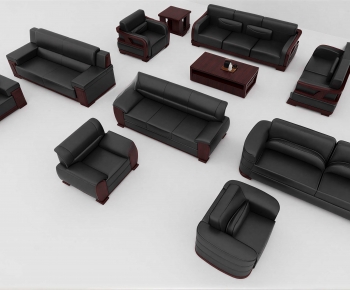 Modern Three-seat Sofa-ID:767378099