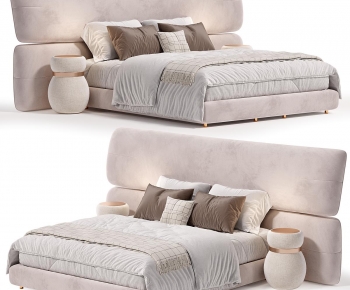 Modern Double Bed-ID:834360124