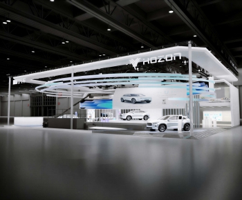 Modern Exhibition Hall-ID:582427021