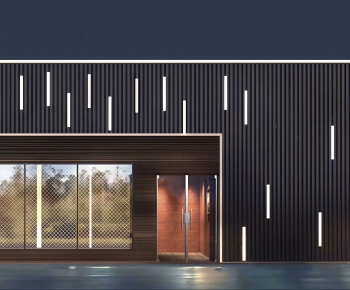 Modern Facade Element-ID:410562993