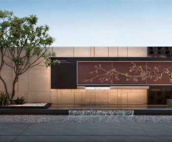 New Chinese Style Courtyard/landscape-ID:813379057