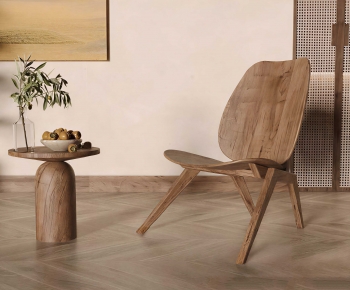 Wabi-sabi Style Lounge Chair-ID:740170599