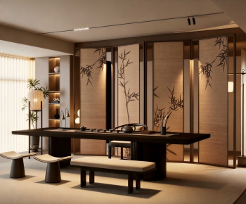 New Chinese Style Tea House-ID:677433014