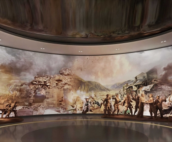 New Chinese Style Exhibition Hall-ID:470586066