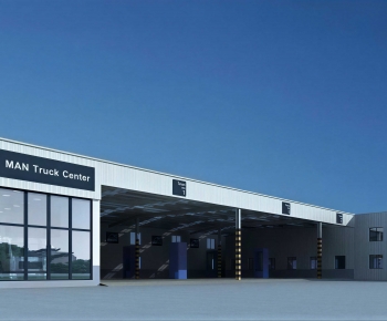 Modern Industrial Building-ID:339739082