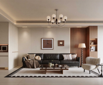 Modern A Living Room-ID:627146969