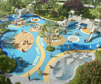 Modern Park Landscape-ID:157924893