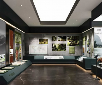 Modern Exhibition Hall-ID:345694071