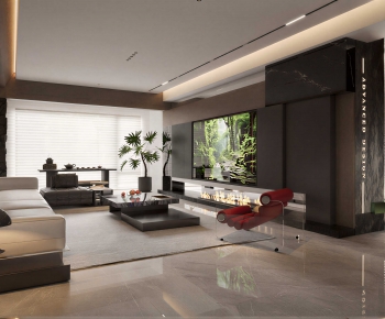 Modern A Living Room-ID:814354904
