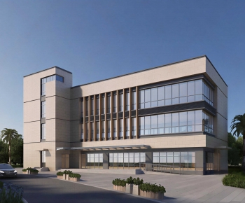 Modern School Building-ID:587848905