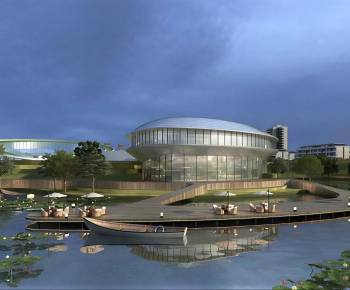 Modern Architecture Of Artistic Style-ID:873519909