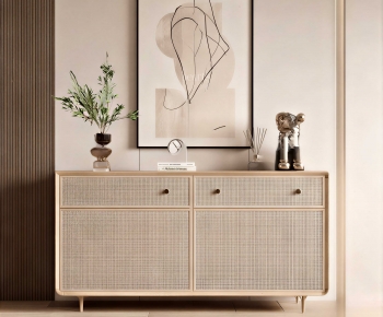 Japanese Style Entrance Cabinet-ID:938220028