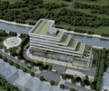 Modern Architectural Bird's-eye View Planning-ID:708996066