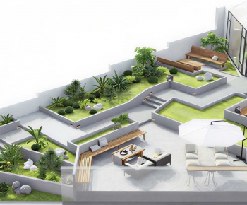 Modern Courtyard/landscape-ID:296411043