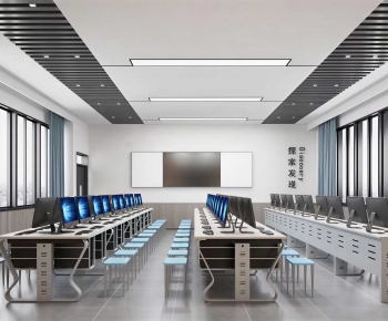Modern School Classrooms-ID:942831993