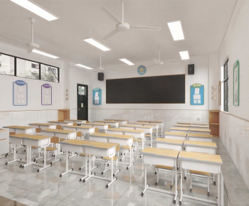 Modern School Classrooms-ID:203540399
