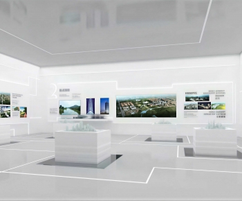 Modern Exhibition Hall-ID:344796908