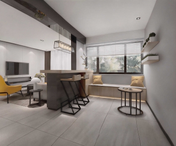 New Chinese Style A Living Room-ID:388360022