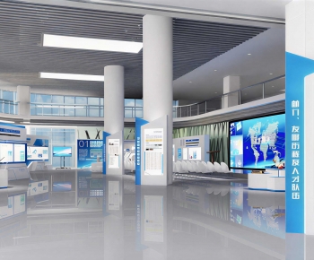 Modern Exhibition Hall-ID:573493967