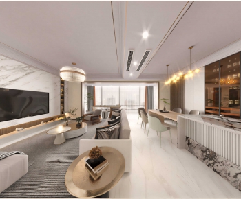 Modern A Living Room-ID:583077917
