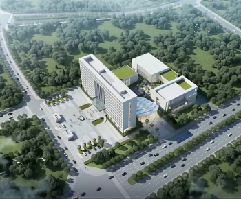 Modern Architectural Bird's-eye View Planning-ID:474509005