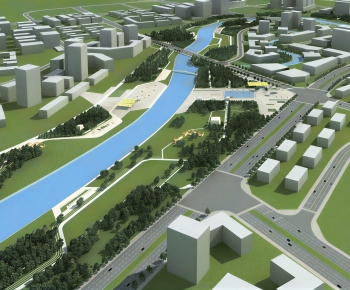 New Chinese Style Architectural Bird's-eye View Planning-ID:233886007