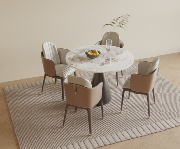 Modern Dining Table And Chairs-ID:635234129