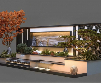 New Chinese Style Rockery Waterscape-ID:779254919