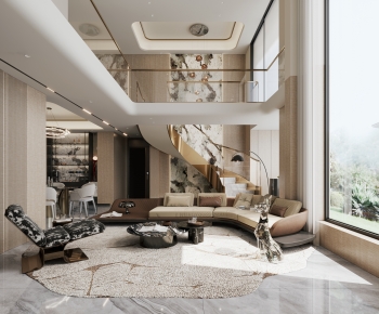 Modern A Living Room-ID:977314006