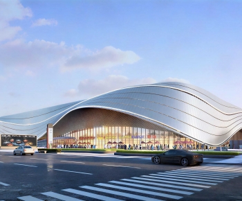 Modern Appearance Of Commercial Building-ID:375086076