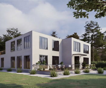 Modern Villa Appearance-ID:403037078