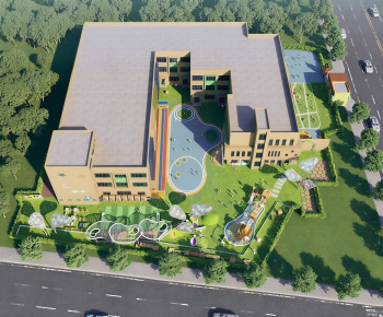 Modern Architectural Bird's-eye View Planning-ID:547630883