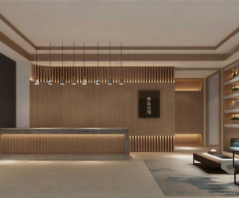 Modern Office Reception Desk-ID:292589788