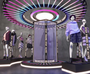 Modern Exhibition Hall-ID:663117894