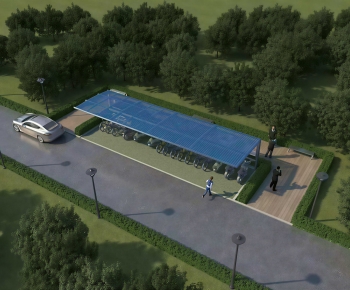 Modern Architectural Bird's-eye View Planning-ID:148988961