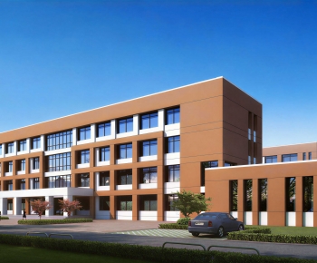 Modern Appearance Of Commercial Building-ID:102069461